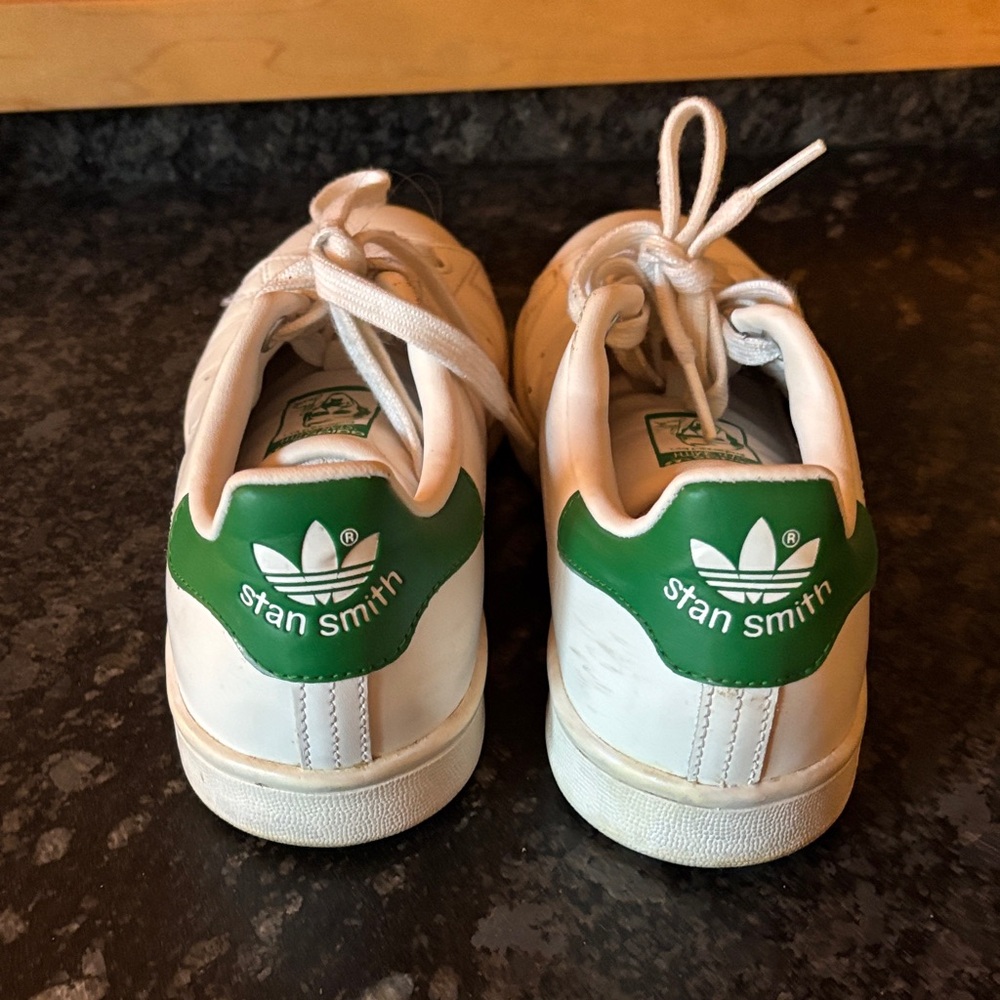 Adidas Stan Smith Sneakers - White and Green